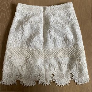 Top shop lace skirt